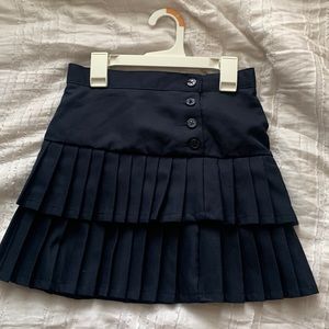 Navy French Toast Skirt